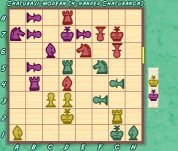 Eurasia-Chess: Chaturanga/Chaturaji ZRF for Zillions : sample play
