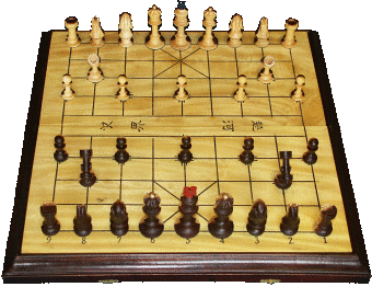 XiangQi - Chinese Chess, with 3D XiangQi Chessmen, Oriental Staunton-like